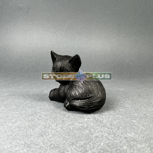 Фигурка Кот лежит Обсидиан Фигурка Кот лежит Обсидиан