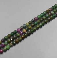 Нить рубеллит шар гранёный 3 мм 40 ±1 см