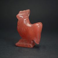Фигурка Петуха 45 мм из красного кварца