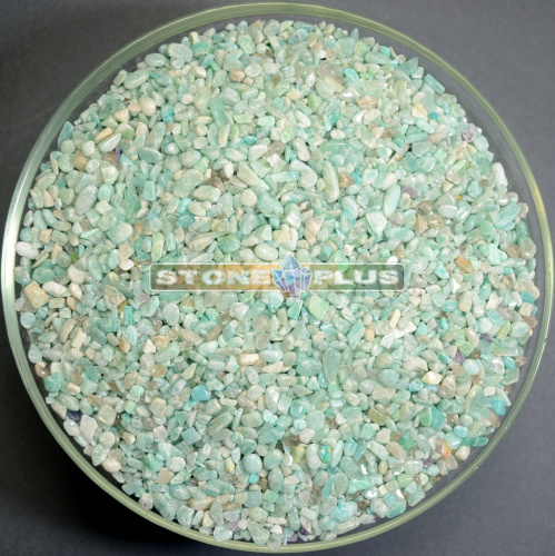 Амазонит галтовка 3-5 мм / 1 упаковка - 100 гр