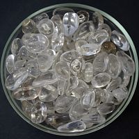 Горный хрусталь галтовка 15 - 20 мм / 1 упаковка - 100 гр