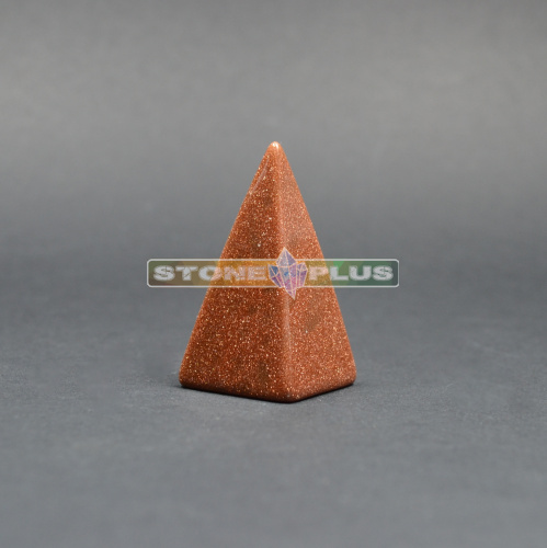 Пирамида конус из Авантюрина коричневого (имитация)